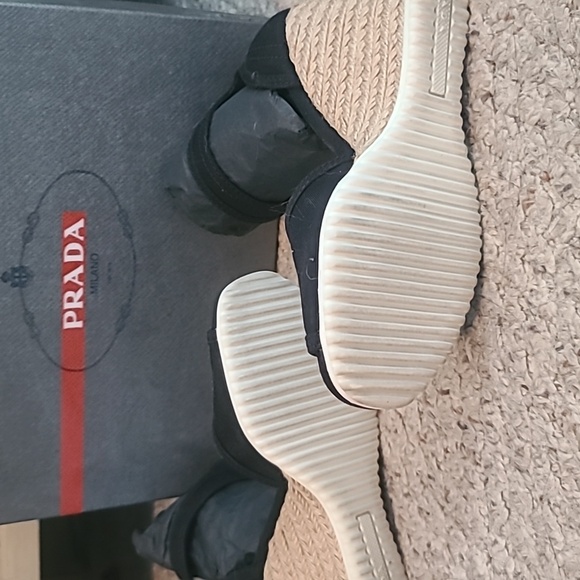 Prada Gabardine, Nero, Size 35.5 US 5.5, Calzature Donna - Picture 2 of 2